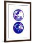 Blue Moons-null-Framed Art Print