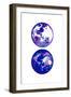 Blue Moons-null-Framed Art Print