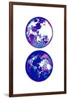 Blue Moons-null-Framed Art Print