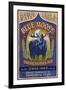 Blue Moose - Northwest Pale Ale-Lantern Press-Framed Art Print