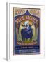 Blue Moose - Northwest Pale Ale-Lantern Press-Framed Art Print