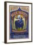 Blue Moose - Northwest Pale Ale-Lantern Press-Framed Art Print