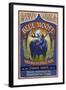 Blue Moose - Northwest Pale Ale-Lantern Press-Framed Art Print