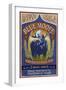 Blue Moose - Northwest Pale Ale-Lantern Press-Framed Art Print
