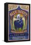 Blue Moose - Northwest Pale Ale-Lantern Press-Framed Stretched Canvas