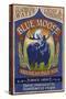 Blue Moose - Northwest Pale Ale-Lantern Press-Stretched Canvas