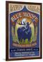 Blue Moose - Northwest Pale Ale-Lantern Press-Framed Art Print