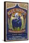 Blue Moose Pale Ale - Vintage Sign-Lantern Press-Framed Stretched Canvas