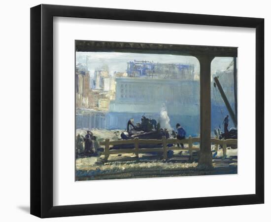 Blue Morning, 1909-George Bellows-Framed Art Print