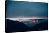 Blue Morning Mood and Golden Gate, San Francisco-Vincent James-Stretched Canvas