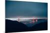 Blue Morning Mood and Golden Gate, San Francisco-Vincent James-Mounted Photographic Print