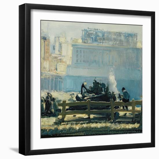 Blue Mornings-George Wesley Bellows-Framed Giclee Print