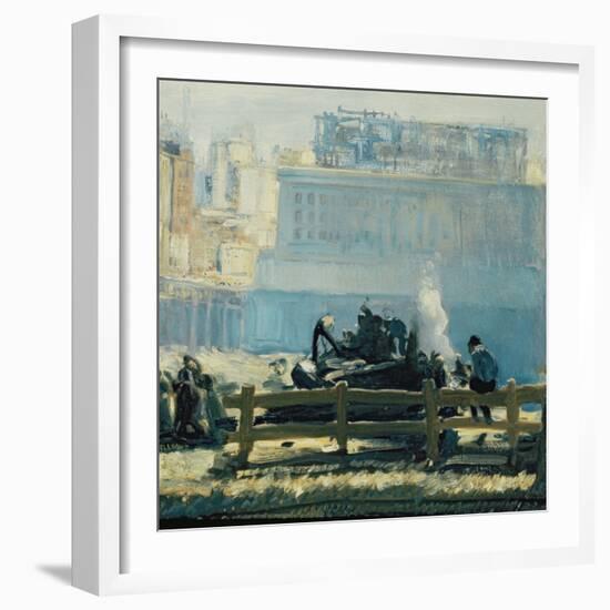 Blue Mornings-George Wesley Bellows-Framed Giclee Print