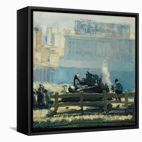 Blue Mornings-George Wesley Bellows-Framed Stretched Canvas