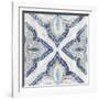 Blue Morrocan Tile-Eva Watts-Framed Art Print