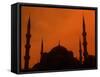 Blue Mosque at Sunset, Istanbul, Turkey-Bill Bachmann-Framed Stretched Canvas