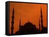 Blue Mosque at Sunset, Istanbul, Turkey-Bill Bachmann-Framed Stretched Canvas