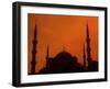 Blue Mosque at Sunset, Istanbul, Turkey-Bill Bachmann-Framed Photographic Print