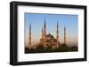 Blue Mosque at sunset, Istanbul, Turkey-Keren Su-Framed Photographic Print