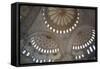 Blue Mosque Ceiling-Charles Bowman-Framed Stretched Canvas