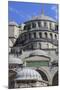 Blue Mosque Domes under an Intense Blue Sky-Eleanor Scriven-Mounted Photographic Print