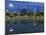 Blue Mosque in Evening, Reflected in Pond, Sultanahmet Square, Istanbul, Turkey, Europe-Martin Child-Mounted Photographic Print