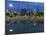 Blue Mosque in Evening, Reflected in Pond, Sultanahmet Square, Istanbul, Turkey, Europe-Martin Child-Mounted Photographic Print