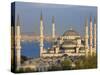 Blue Mosque in Sultanahmet, Overlooking the Bosphorus, Istanbul, Turkey-Gavin Hellier-Stretched Canvas