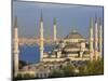 Blue Mosque in Sultanahmet, Overlooking the Bosphorus, Istanbul, Turkey-Gavin Hellier-Mounted Photographic Print