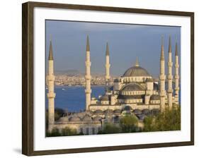 Blue Mosque in Sultanahmet, Overlooking the Bosphorus, Istanbul, Turkey-Gavin Hellier-Framed Photographic Print