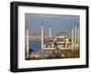 Blue Mosque in Sultanahmet, Overlooking the Bosphorus, Istanbul, Turkey-Gavin Hellier-Framed Photographic Print
