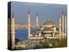 Blue Mosque in Sultanahmet, Overlooking the Bosphorus, Istanbul, Turkey-Gavin Hellier-Stretched Canvas