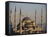 Blue Mosque, Istanbul, also known as the Sultanhamet Mosque, Gives its Name to the Surrounding Area-Julian Love-Framed Stretched Canvas