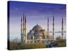 Blue Mosque, Istanbul, Turkey-Peter Adams-Stretched Canvas