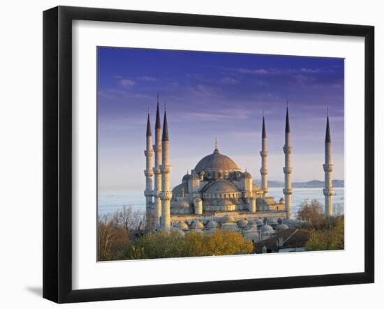 Blue Mosque, Istanbul, Turkey-Peter Adams-Framed Photographic Print