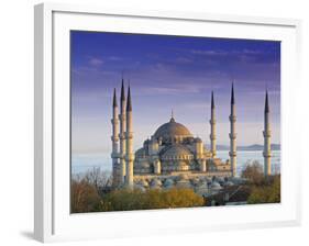 Blue Mosque, Istanbul, Turkey-Peter Adams-Framed Photographic Print