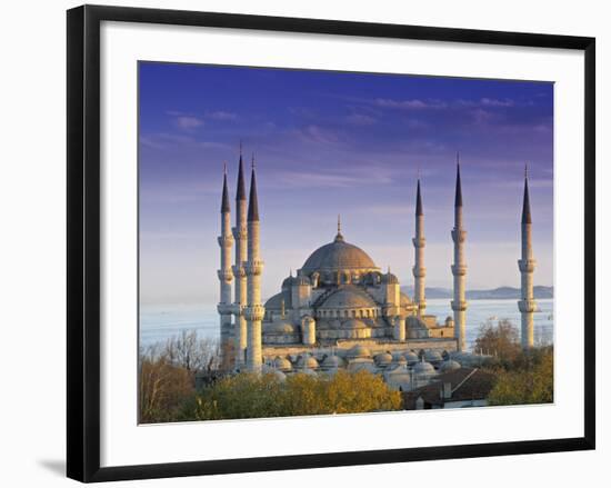 Blue Mosque, Istanbul, Turkey-Peter Adams-Framed Photographic Print