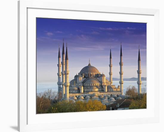 Blue Mosque, Istanbul, Turkey-Peter Adams-Framed Photographic Print