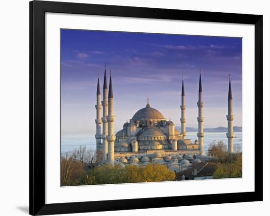 Blue Mosque, Istanbul, Turkey-Peter Adams-Framed Photographic Print