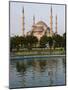 Blue Mosque Reflected in Pond, Sultanahmet Square, Istanbul, Turkey, Europe-Martin Child-Mounted Photographic Print