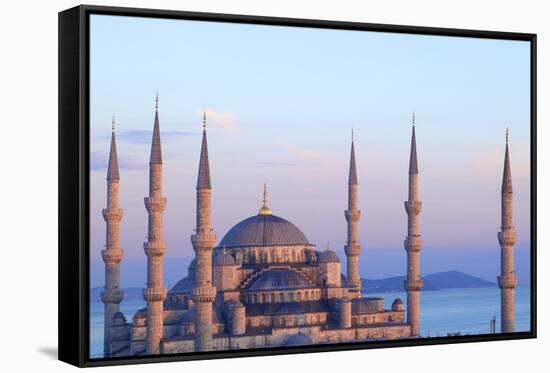 Blue Mosque (Sultan Ahmet Camii), Istanbul, Turkey-Neil Farrin-Framed Stretched Canvas