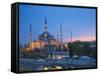 Blue Mosque (Sultan Ahmet Camii), Sultanahmet, Istanbul, Turkey-Jon Arnold-Framed Stretched Canvas