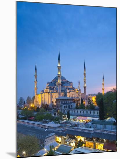 Blue Mosque (Sultan Ahmet Camii), Sultanahmet, Istanbul, Turkey-Jon Arnold-Mounted Photographic Print