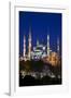 Blue Mosque (Sultan Ahmet Camii), UNESCO World Heritage Site, at Dusk, Istanbul, Turkey, Europe-Neil Farrin-Framed Photographic Print