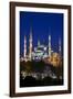 Blue Mosque (Sultan Ahmet Camii), UNESCO World Heritage Site, at Dusk, Istanbul, Turkey, Europe-Neil Farrin-Framed Photographic Print