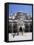Blue Mosque (Sultan Ahmet Mosque), Unesco World Heritage Site, Istanbul, Turkey, Eurasia-Michael Short-Framed Stretched Canvas