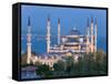 Blue Mosque, Sultanahmet, Bosphorus, Istanbul, Turkey-Gavin Hellier-Framed Stretched Canvas