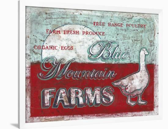 Blue Mountain Farms-Catherine Jones-Framed Art Print