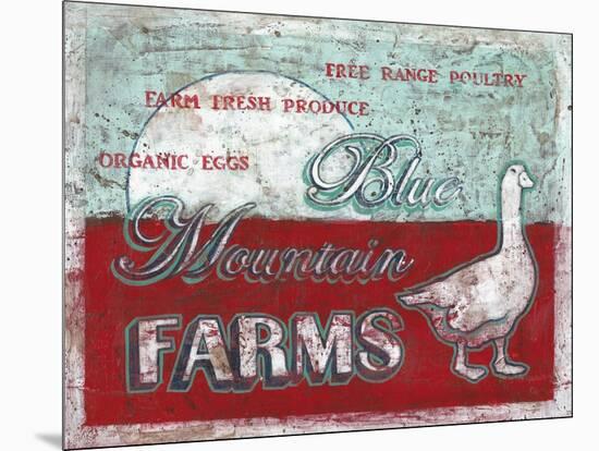 Blue Mountain Farms-Catherine Jones-Mounted Art Print