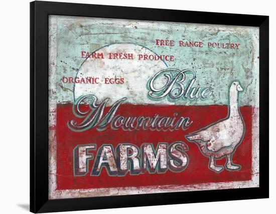 Blue Mountain Farms-Catherine Jones-Framed Art Print